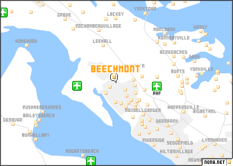 map of Beechmont