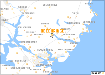 map of Beech Ridge