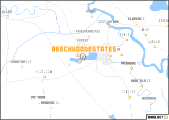 map of Beechwood Estates