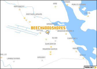 map of Beechwood Shores