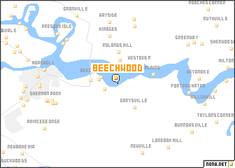 map of Beechwood