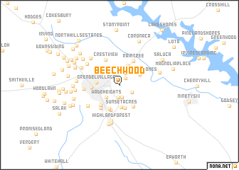 map of Beechwood