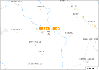 map of Beechwood