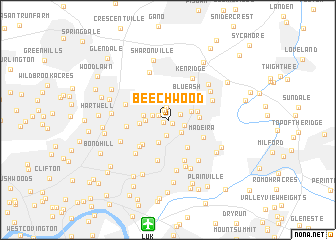 map of Beechwood