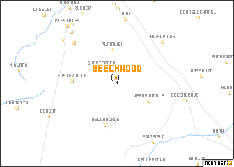 map of Beechwood