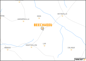 map of Beechwood