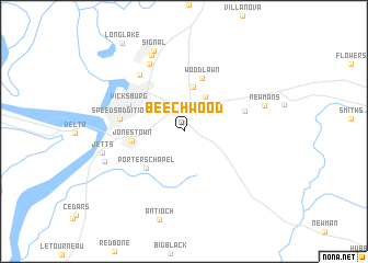 map of Beechwood