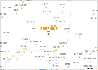 map of Beefhide