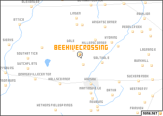 map of Beehive Crossing