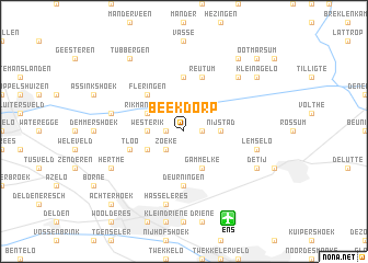 map of Beekdorp