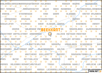 map of Beekkant