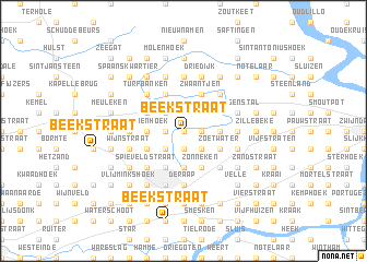map of Beekstraat