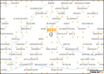 map of Beek