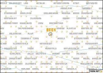 map of Beek