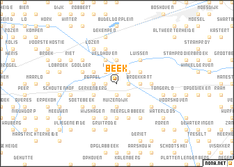 map of Beek