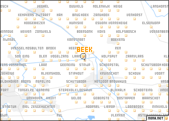 map of Beek