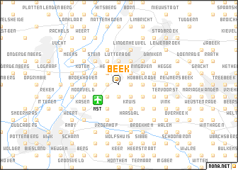 map of Beek