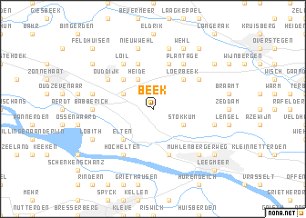 map of Beek