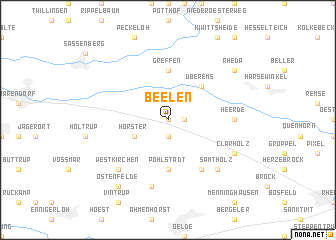 map of Beelen