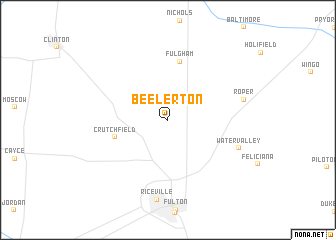 map of Beelerton