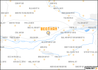 map of Beenham