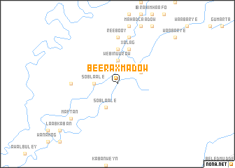 map of Beer Axmadow