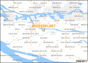 map of Beerenplaat