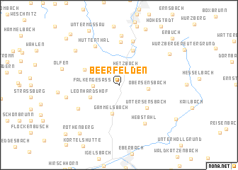 map of Beerfelden