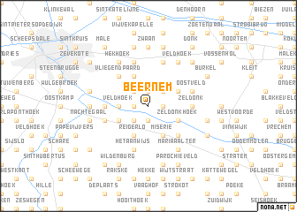 map of Beernem