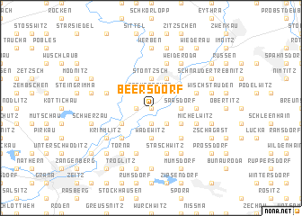 map of Beersdorf