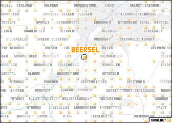 map of Beersel