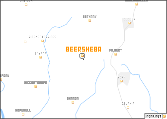 map of Beersheba