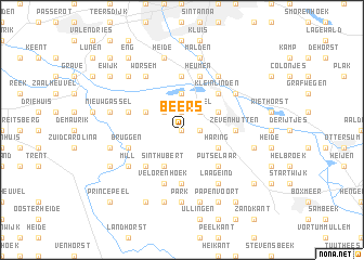 map of Beers