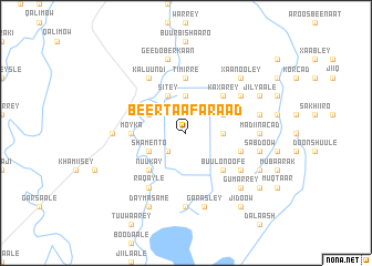 map of Beerta Afaraad
