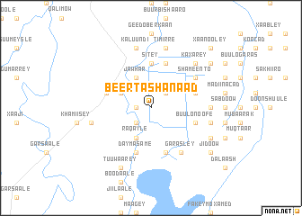 map of Beerta Shanaad