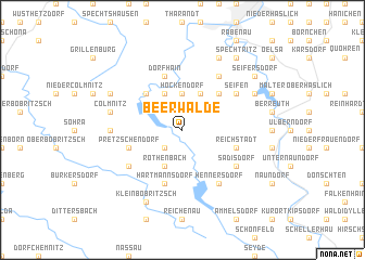 map of Beerwalde