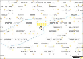 map of Beese