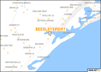 map of Beesleys Point
