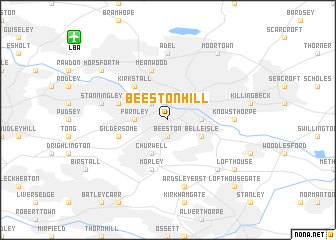 map of Beeston Hill