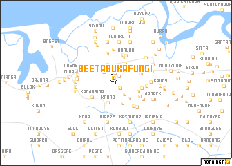 map of Beeta Bukafungi