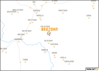 map of Beezohn