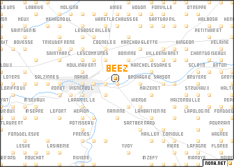 map of Beez