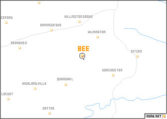 map of Bee