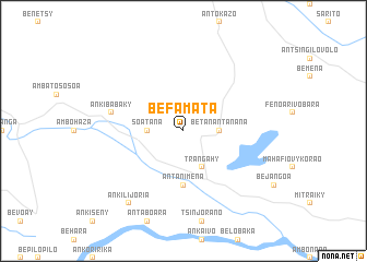 map of Befamata