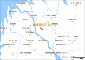 map of Befamonty