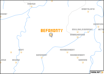 map of Befamonty