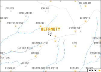 map of Befamoty