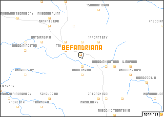 map of Befandriana