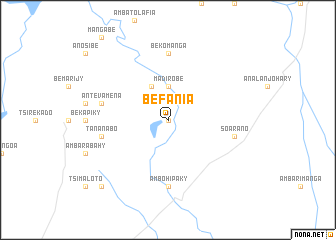 map of Befania