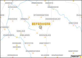 map of Befanivona